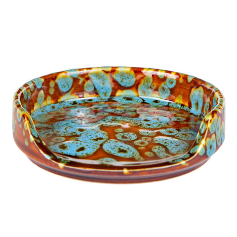 Spoon Rest in Marbled Turquoise