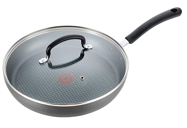 T-FAL ULTRABASE Royale Non Stick Enamel Dutch Oven Pot Vent Lid 12