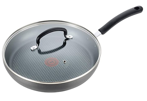 T fal Ultimate Hard Anodized Nonstick 12 Inch Frying Pan with Lid