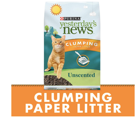 Yesterday's News Recycled Newspaper Clumping Cat Litter