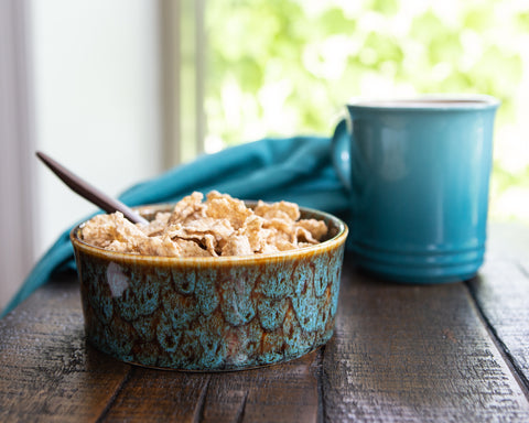 All Purpose Bowl in Marbled Turquoise