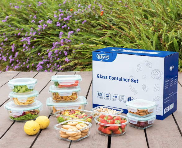 Bayco Glass Food Storage Containers