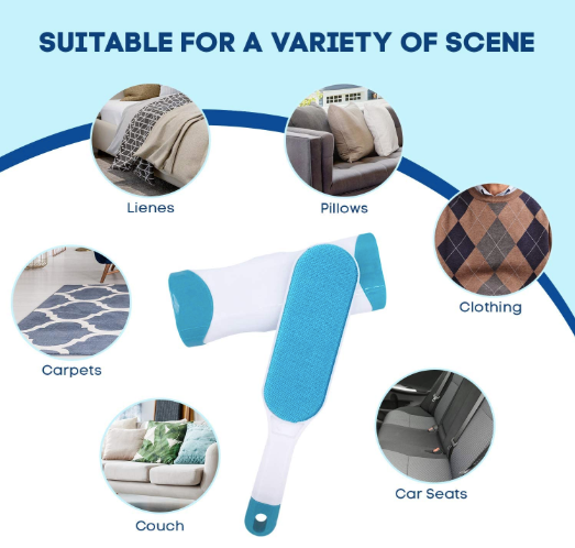 Zero Waste Pet Hair and Lint Brush