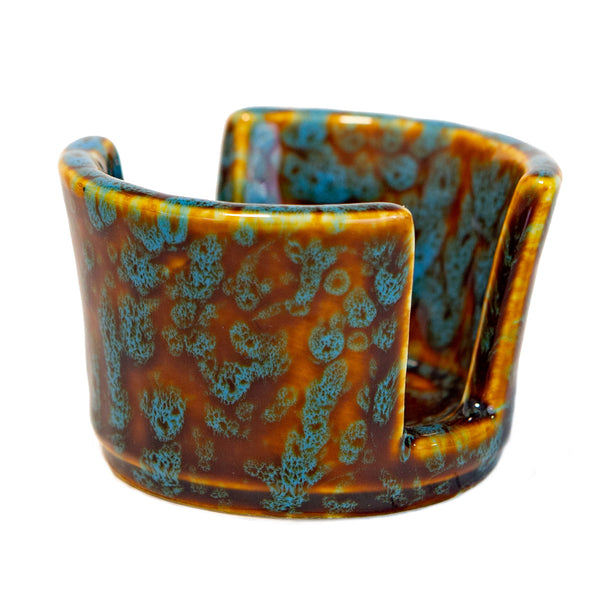 Sponge Holder in Marbled Turquoise